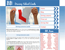 Tablet Screenshot of bbdrivingschoolleeds.co.uk